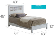 Load image into Gallery viewer, Bed With Transitional Design Stylish