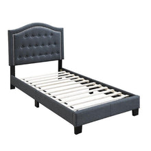 Load image into Gallery viewer, European Style Bed, Button Tufted Headboard