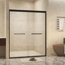 Load image into Gallery viewer, Double Sliding Shower Door With Explosion Proof Film