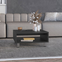 Load image into Gallery viewer, Coffee Table 1 Shelf, 4 Legs - Black