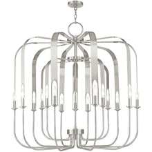 Load image into Gallery viewer, 42" Multi Light Dimmable Chandelier With Shades - Nickel