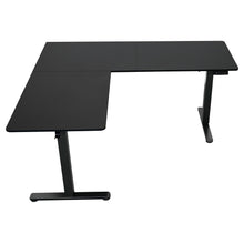 Load image into Gallery viewer, Adjustable L Shape T-Shape Standing Desk - Black