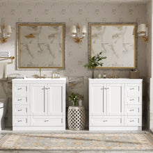 Load image into Gallery viewer, Shaker Free Standing Bathroom Vanity Cabinet & Sink, Soft Close Drawers, Soft Close Doors