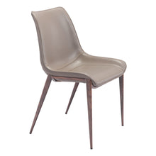 Load image into Gallery viewer, Solid Back Dining Chairs (Set of 2) - Walnut