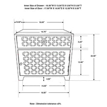 Load image into Gallery viewer, 1 Door Accent Cabinet With Drawer - Beige