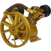 Load image into Gallery viewer, V Type Dual Cylinder Air Compressor Pump Head 5.5Hp 21Cfm 115 Psi - Golden