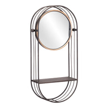 Load image into Gallery viewer, Industrial Mirror Shelf - Gray