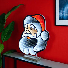 Load image into Gallery viewer, Christmas Santa Tabletop Sign With LED (633793) - Red / White