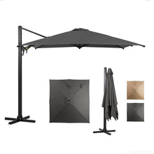 Load image into Gallery viewer, Round Cantilever Patio Umbrella With 360 Rotation & Infinite Tilt Adjustment
