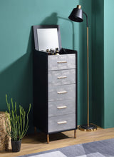 Load image into Gallery viewer, Myles - Jewelry Armoire - Black / Silver / Gold