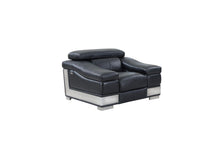 Load image into Gallery viewer, Modern Leather Chair - Black