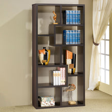 Load image into Gallery viewer, 8 Shelf Geometric Bookcase