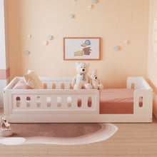 Load image into Gallery viewer, Platform Bed With Guardrail
