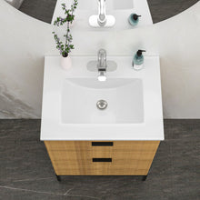 Load image into Gallery viewer, Premium Rectangular Vanity Top With Single Faucet Hole And Overflow