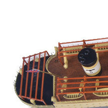 Load image into Gallery viewer, Hand Painted Model Boat (624232) - Light Brown / Black