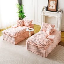 Load image into Gallery viewer, Double Chaise Lounge With Full Compressed Sponge