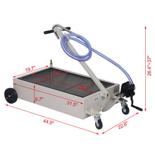 Load image into Gallery viewer, Heavy Duty 20 Gallon Low Profile Oil Drain With Pump Polypropylene - Gray