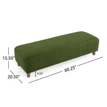Load image into Gallery viewer, Contemporary Ottoman With Foam Cushion And Durable Upholstery