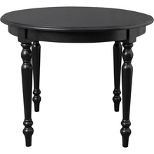 Load image into Gallery viewer, 39" Solid Wood Round Top Dining Table - Black