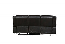Load image into Gallery viewer, Italian Leather Sofa - Brown / Black