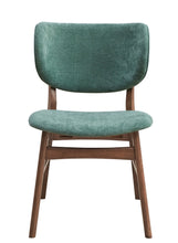 Load image into Gallery viewer, Upholstered Fabric Open Back Dining Side Chairs (Set of 2) - Green