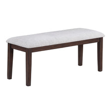 Load image into Gallery viewer, Cushion Padded Seat Dining Room Bench - Walnut