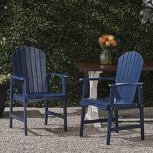 Load image into Gallery viewer, Outdoor Weather Resistant Acacia Wood Adirondack Dining Chairs (Set of 2)