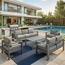 Load image into Gallery viewer, Outdoor Patio Set, All-Weather With Thick Cushions