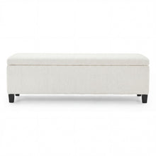 Load image into Gallery viewer, Upholstered Storage Ottoman Bench