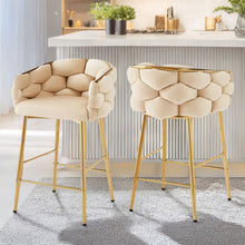 Load image into Gallery viewer, Modern Counter Stools (Set of 2)