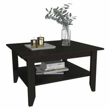 Load image into Gallery viewer, Coffee Table With Shelf - Black