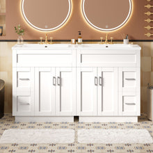 Load image into Gallery viewer, Bathroom Vanity With 2 Doors, 2 Drawers, Adjustable Shelf, Hidden Slides & Soft Close Hinges