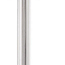 Load image into Gallery viewer, Two Light Traditional Shaped Floor Lamp With White Rectangular Shade - Chrome