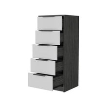 Load image into Gallery viewer, Five Drawer Standard Chest - White / Gray