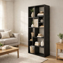 Load image into Gallery viewer, Asymmetrical Display Shelf & Bookcase, 5 Tier