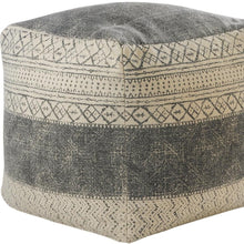 Load image into Gallery viewer, Cotton Ottoman Square - Cream