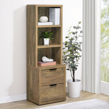 Load image into Gallery viewer, Geary - 3 Shelf Bookcase With USB Charging And Lockable Top Drawer