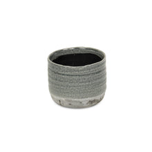 Load image into Gallery viewer, Two Toned Round Pot Planter (487421) - Gray