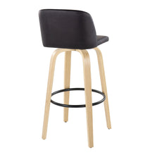 Load image into Gallery viewer, Toriano - Contemporary Fixed Height Barstool Swivel And Round Footrest (Set of 2)