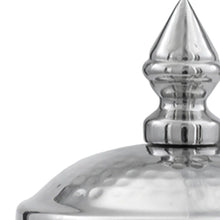 Load image into Gallery viewer, Tweed Decorative Canisters (Set of 2) - Silver