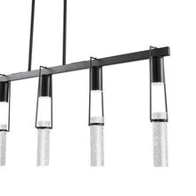 Load image into Gallery viewer, Five Light Metal Faux Crystals Dimmable Smart Enabled Chandelier With Shades - Black / Clear