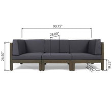 Load image into Gallery viewer, Oana - 3 Piece Sofa Set With Water Resistant Cushions