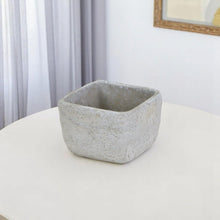 Load image into Gallery viewer, Crackle Square Pot Planter (487892) - Gray