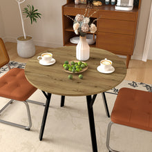 Load image into Gallery viewer, Round Dining Table, For 2 - 4 People - Rustic Brown