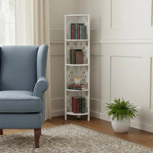 Load image into Gallery viewer, Corner Bookcase (366068) - White