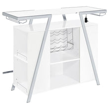 Load image into Gallery viewer, Katia - Wine Cabinet With LED Home Bar, 12 Bottle Storage - Gloss White