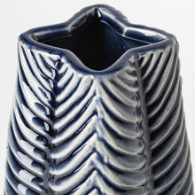 Load image into Gallery viewer, Abstract Cylinder Table Vase - Navy Blue