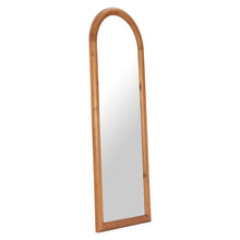 Load image into Gallery viewer, 66" Solid Arch Framed Full Length Mirror - Natural