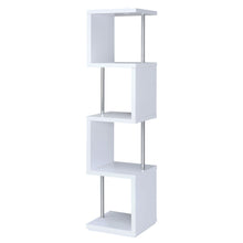 Load image into Gallery viewer, 4 Tier Bookcase With Accents