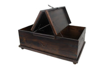 Load image into Gallery viewer, Solid Wood Distressed Lift Top Coffee Table - Brown